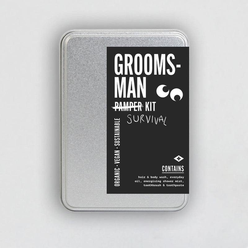 media image for groomsman survival kit design by mens society 1 27