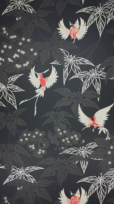 product image of sample grove garden wallpaper in black by osborne little 1 571