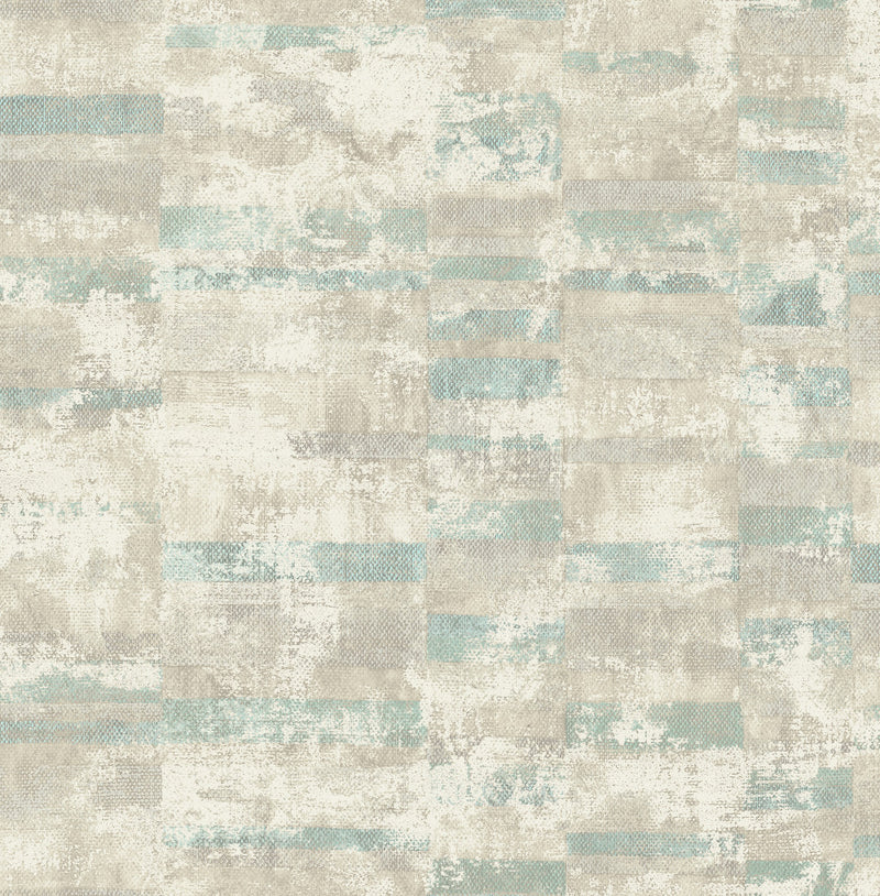 media image for sample gutenberg wallpaper in greens and neutrals from the metalworks collection by seabrook wallcoverings 1 230