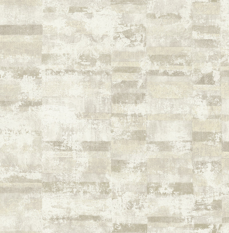 media image for Gutenberg Wallpaper in Neutrals from the Metalworks Collection by Seabrook Wallcoverings 246