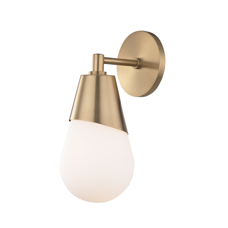 media image for cora 1 light wall sconce by mitzi 1 258