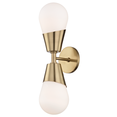 product image for cora 2 light wall sconce by mitzi 1 21