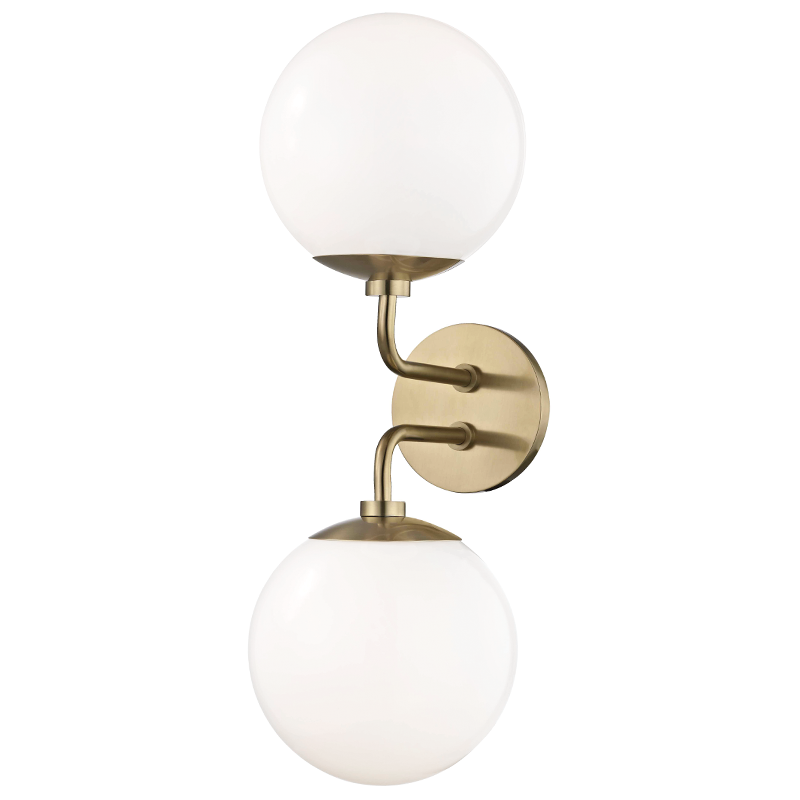 media image for stella 2 light wall sconce by mitzi 1 210