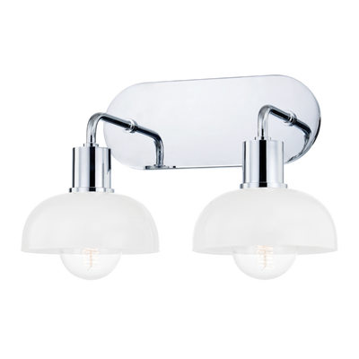 product image for kyla 2 light bath bracket by mitzi h107302 agb 2 95