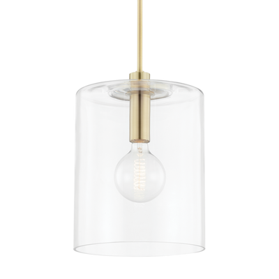 product image for neko 1 light large pendant by mitzi h108701l agb 1 37