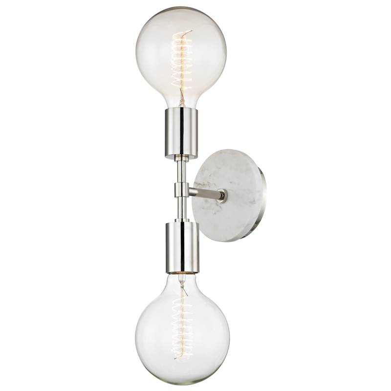 media image for chloe 2 light wall sconce by mitzi 2 264