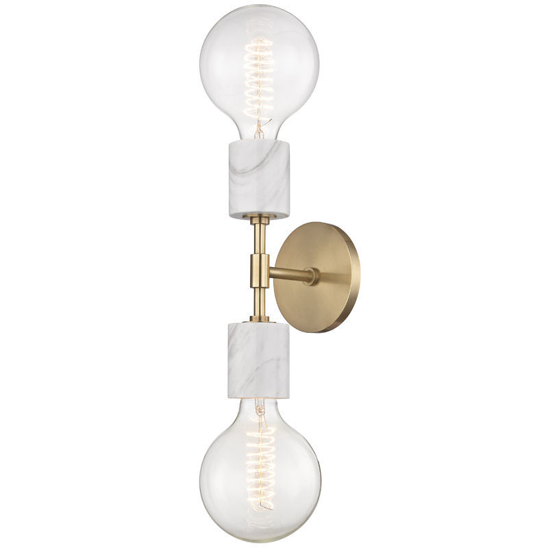 media image for asime 2 light wall sconce by mitzi 1 288