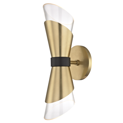product image for angie 2 light wall sconce by mitzi 1 29