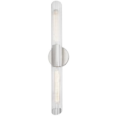 product image for cecily 2 light large wall sconce by mitzi 3 15