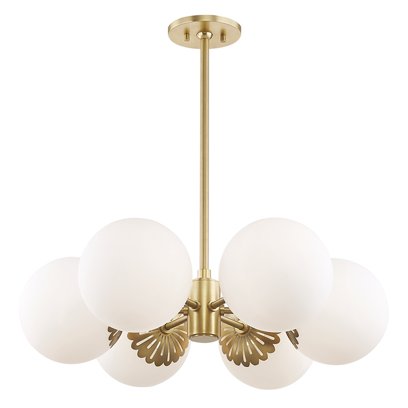 media image for paige 6 light chandelier by mitzi 3 280