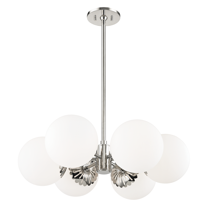 media image for paige 6 light chandelier by mitzi 2 21