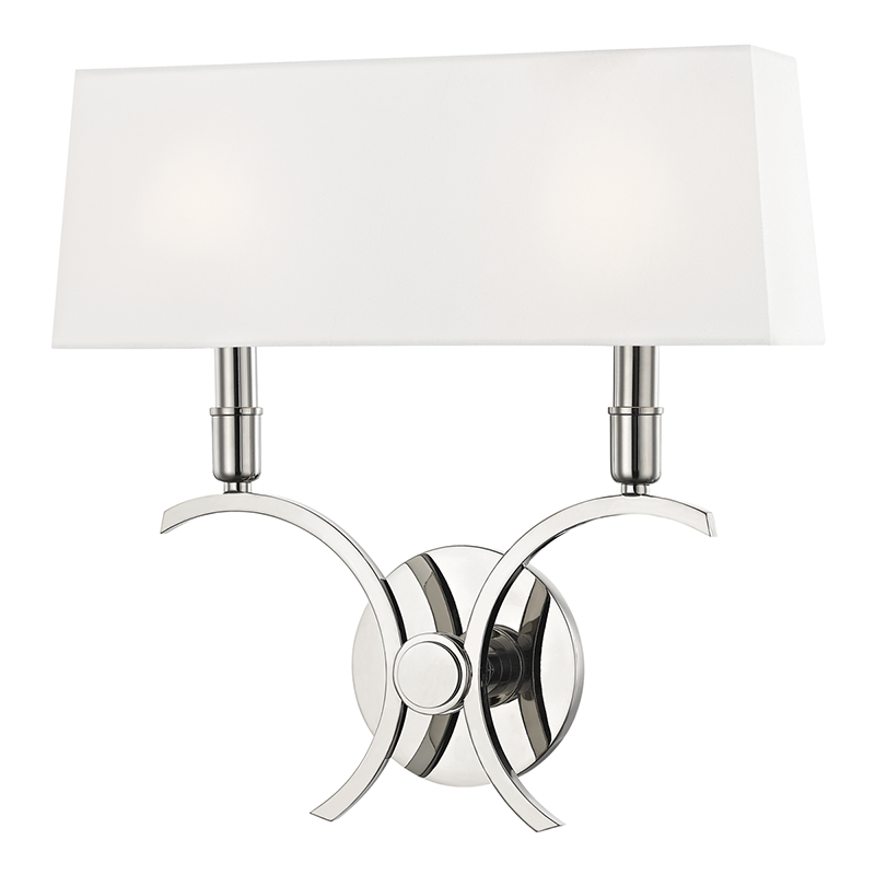 media image for gwen 2 light large wall sconce by mitzi 3 273