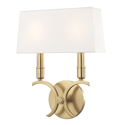 product image for gwen 2 light small wall sconce by mitzi 1 77