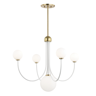 product image of coco 5 light chandelier by mitzi 1 557
