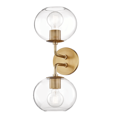 product image of margot 2 light wall sconce by mitzi h270102 agb 1 579