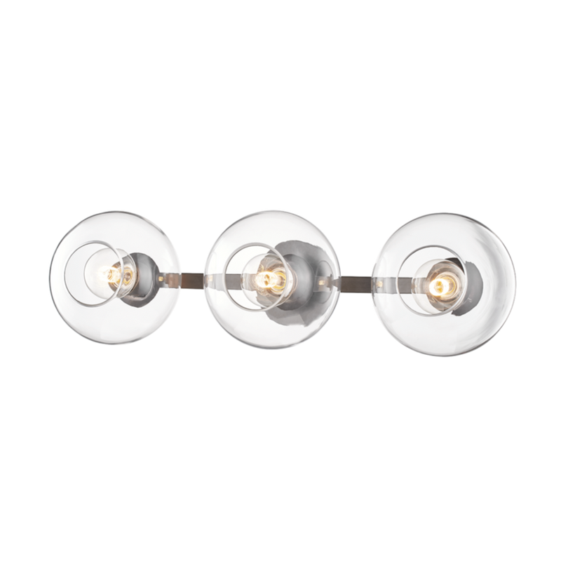 media image for margot 3 light wall sconce by mitzi h270103 agb 3 229