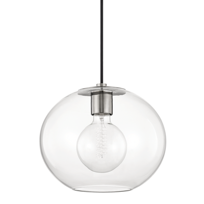 product image for margot 1 light large pendant by mitzi h270701l agb 3 98