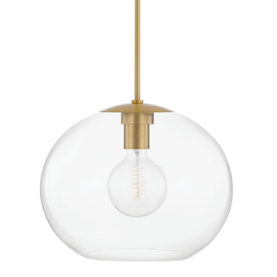product image for margot 1 light extra large pendant by mitzi h270701xl agb 1 26