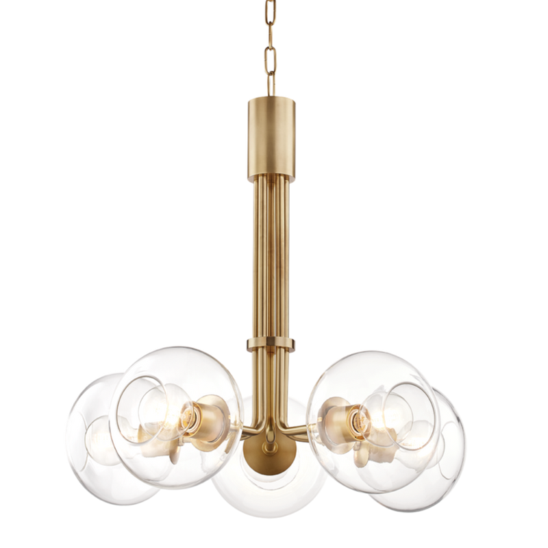 media image for margot 5 light chandelier by mitzi h270805 agb 1 253