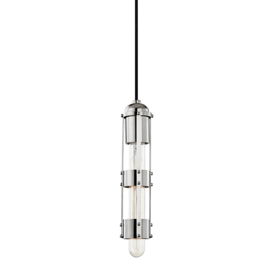 product image for violet 1 light pendant by mitzi h271701 agb 6 40