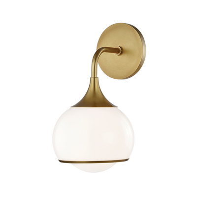 product image of reese 1 light wall sconce by mitzi h281301 agb 1 549
