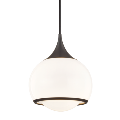 product image for reese 1 light medium pendant by mitzi h281701m agb 2 10