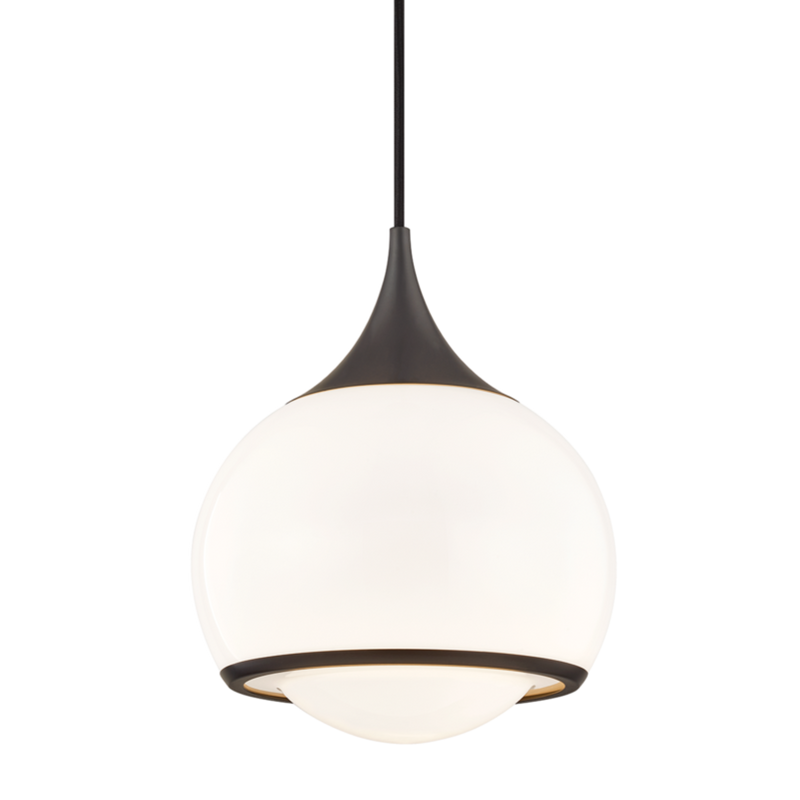media image for reese 1 light medium pendant by mitzi h281701m agb 2 257