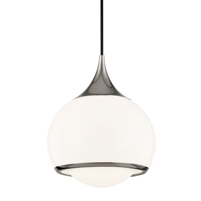 product image for reese 1 light medium pendant by mitzi h281701m agb 3 7