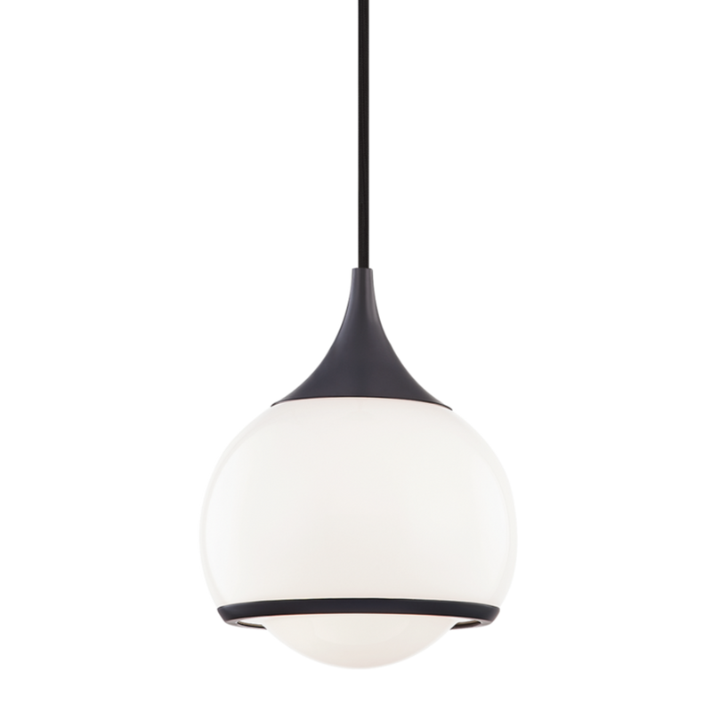 media image for reese 1 light small pendant by mitzi h281701s agb 2 219