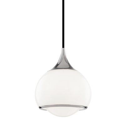 product image for reese 1 light small pendant by mitzi h281701s agb 3 1