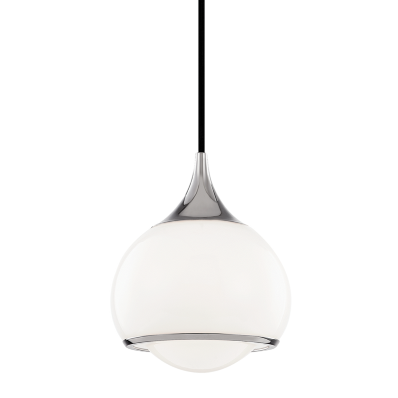 media image for reese 1 light small pendant by mitzi h281701s agb 3 267