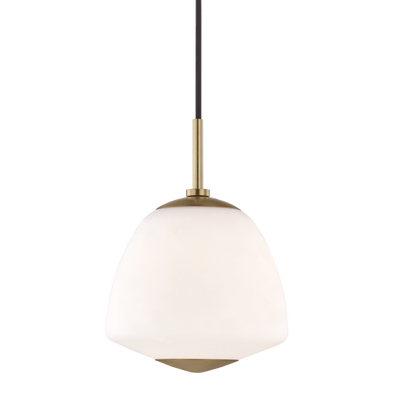 product image of jane 1 light small pendant by mitzi h288701s agb 1 50