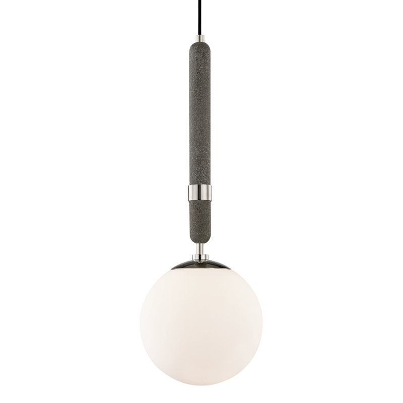 media image for brielle 1 light large pendant by mitzi h289701l agb 2 215