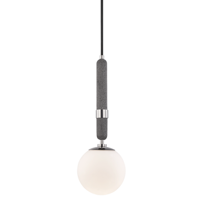 product image for brielle 1 light small pendant by mitzi h289701s agb 2 73