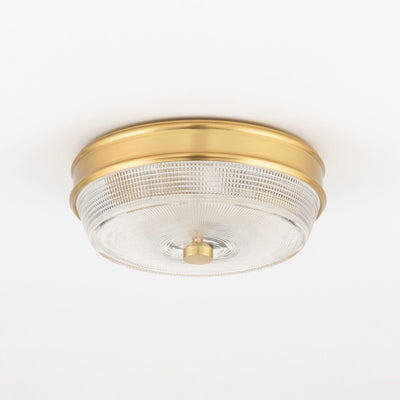 product image for lacey 2 light flush mount by mitzi h309501 agb 8 58
