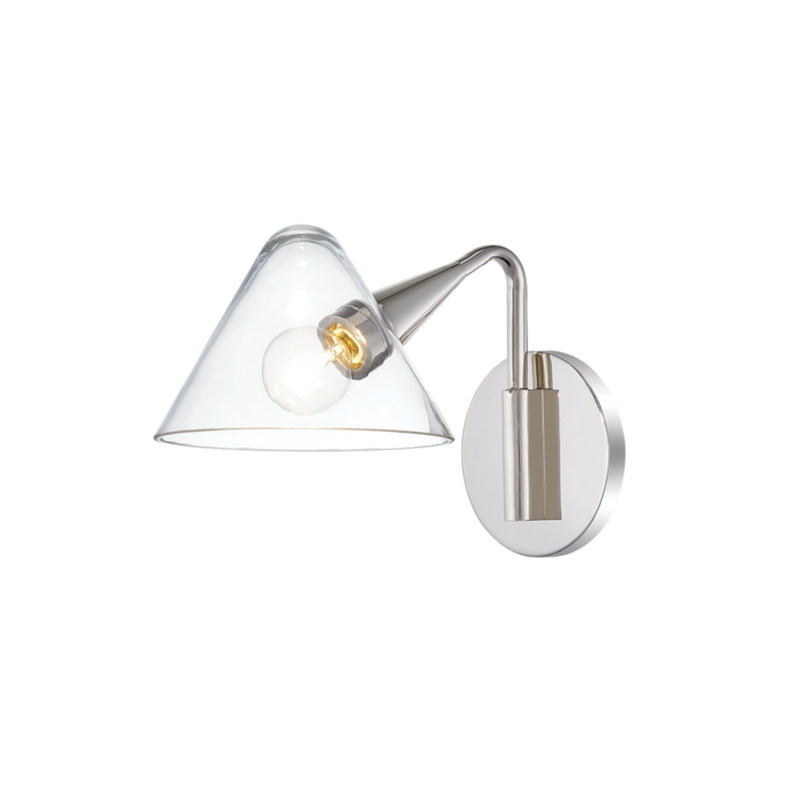 media image for isabella 1 light wall sconce by mitzi h327101 agb 4 223