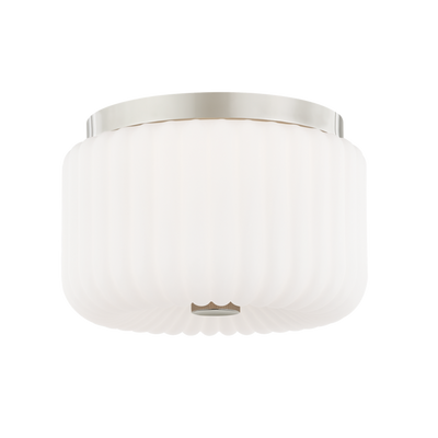 product image for lydia 2 light flush mount by mitzi h340502 agb 2 44