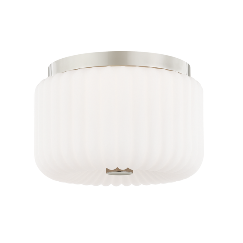 media image for lydia 2 light flush mount by mitzi h340502 agb 2 274