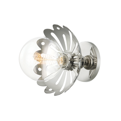 product image for alyssa 1 light wall sconce by mitzi h353101 agb 4 52