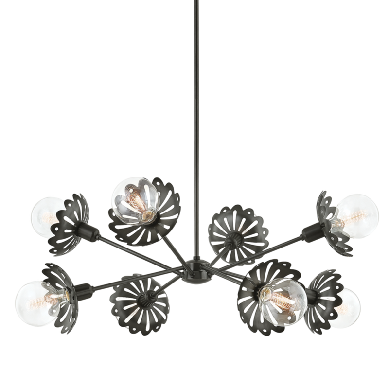 media image for alyssa 8 light chandelier by mitzi h353808 agb 2 290