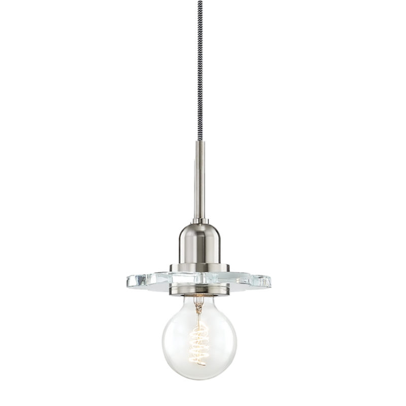 media image for alexa 1 light pendant by mitzi h357701 agb 2 223