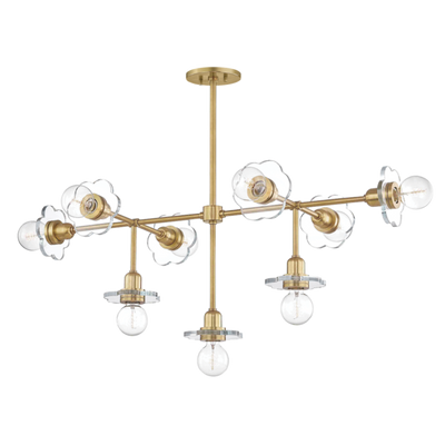 product image for alexa 9 light chandelier by mitzi h357809 agb 1 12