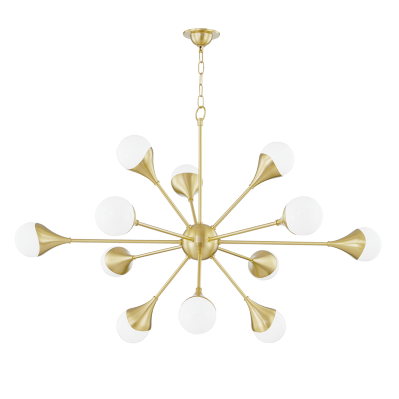 media image for ariana 12 light chandelier by mitzi h375812 agb 1 217