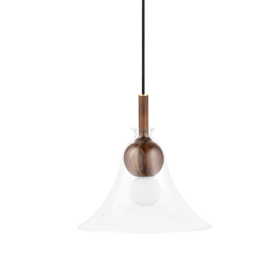 product image for dani 1 light pendant by mitzi h380701b agb 9 42