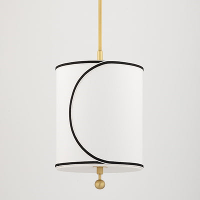 product image of zara 1 light small pendant by mitzi h381701s agb 1 577