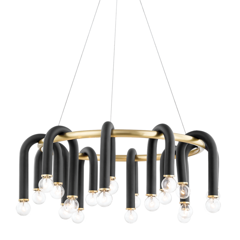 media image for whit 20 light chandelier by mitzi h382820 agb bk 1 266