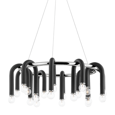 product image for whit 20 light chandelier by mitzi h382820 agb bk 2 54
