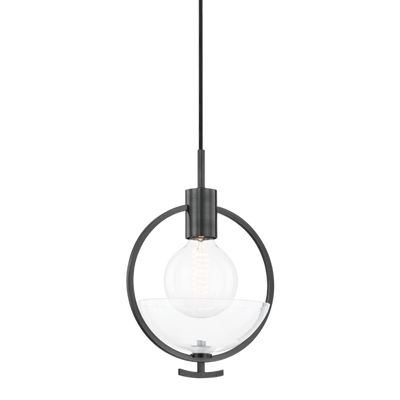 product image for ringo 1 light pendant by mitzi h387701 agb 2 41