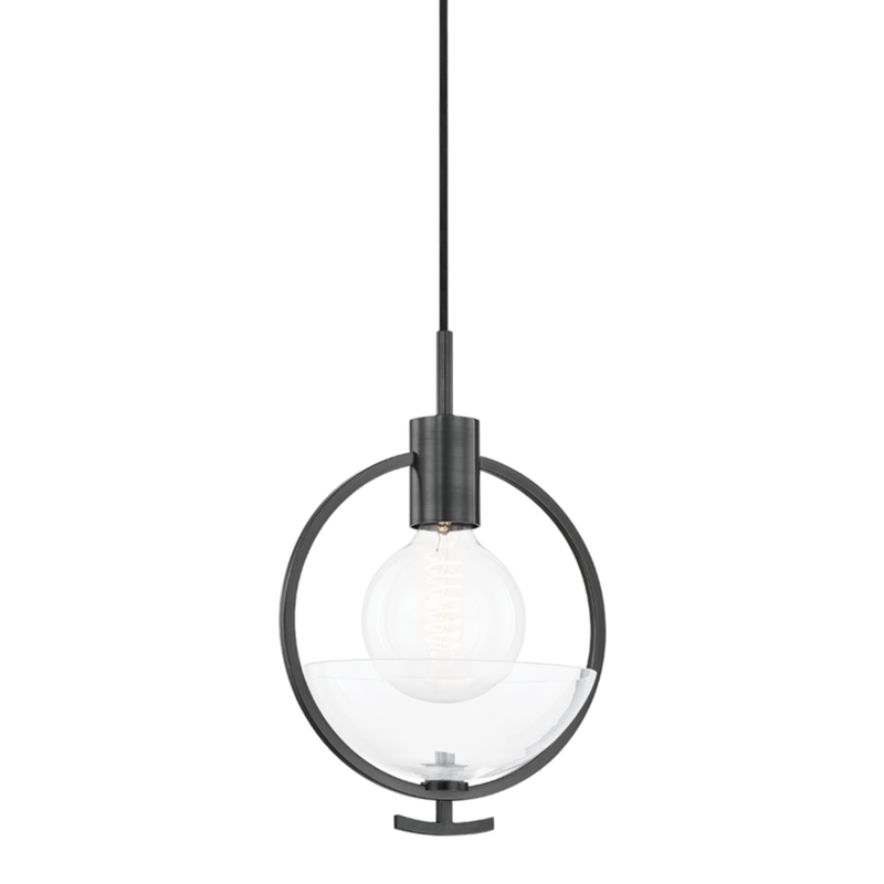 media image for ringo 1 light pendant by mitzi h387701 agb 2 249