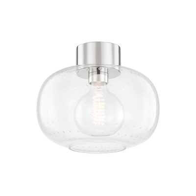 product image for harlow 1 light flush mount by mitzi h403501 agb 2 53